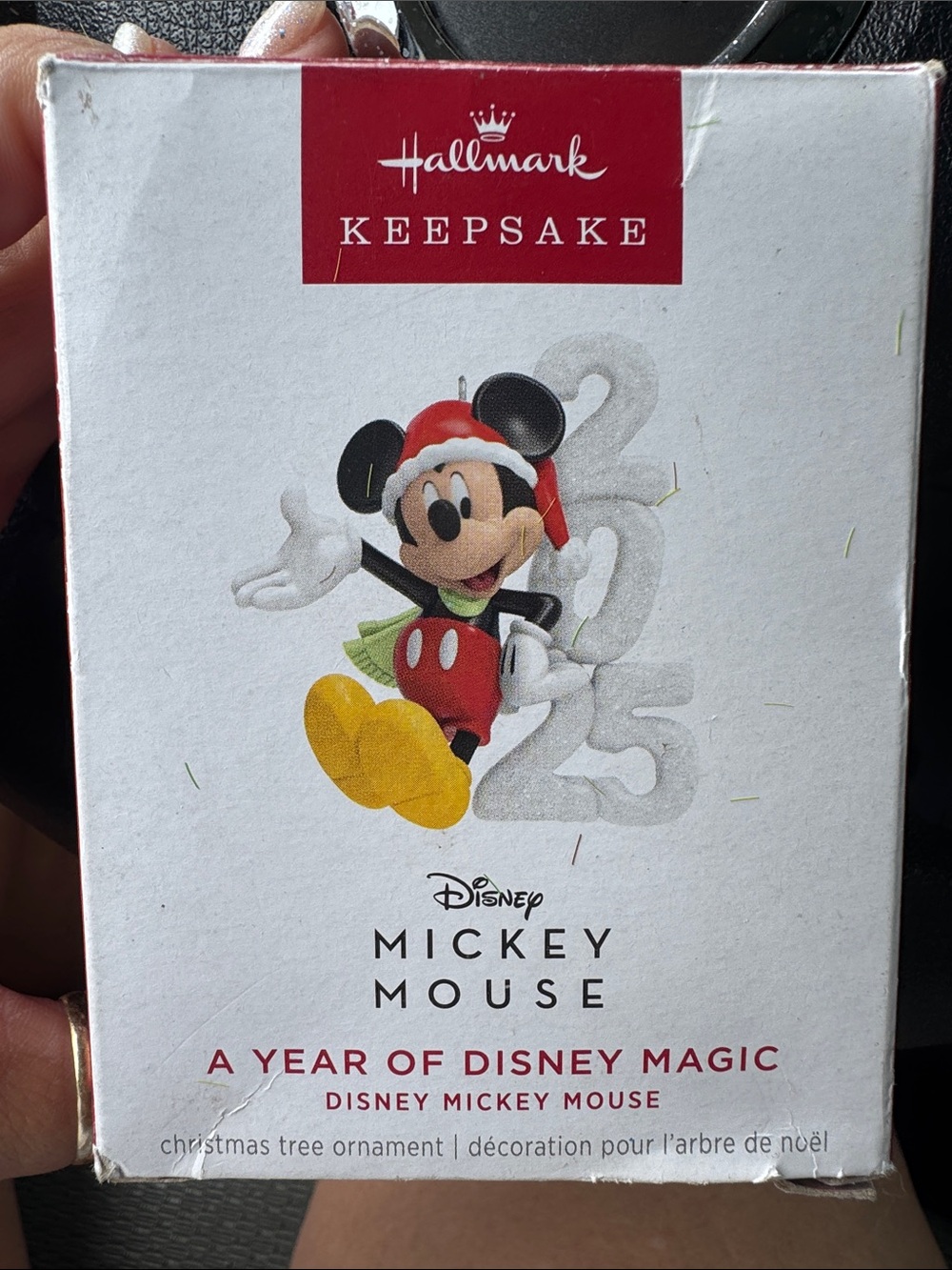 Hallmark Keepsake Mickey Mouse Ornament in Red, Black, Yellow